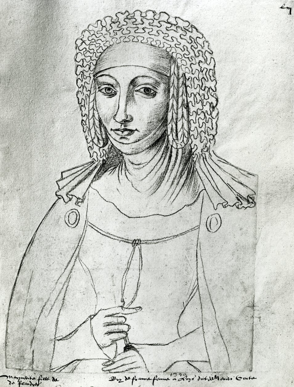 Ms.266 fol.53 Marguerite de France (1310-82), kirjasta "Recueil d