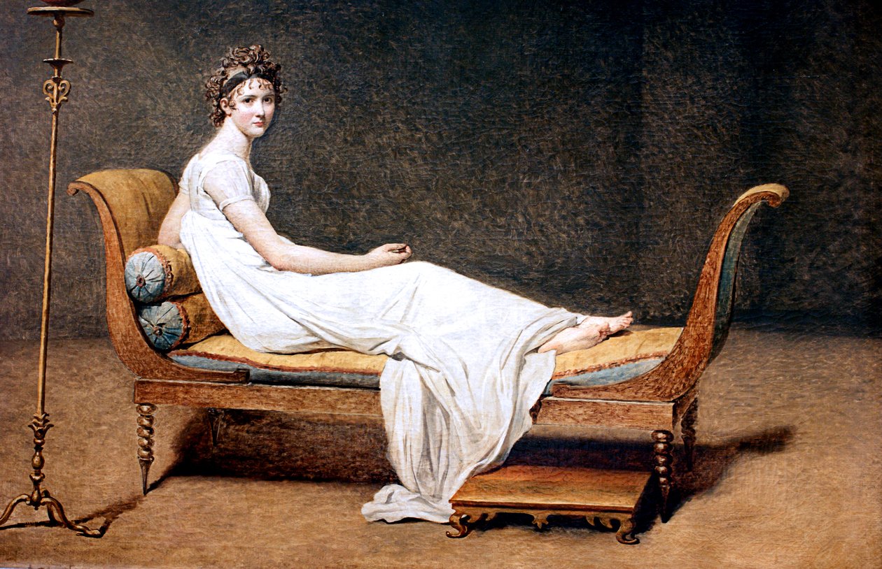 Rouva Récamier tekijältä Jacques Louis David
