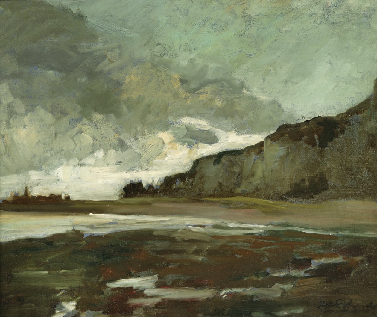 Dieppen kalliot tekijältä Jacques Emile Blanche