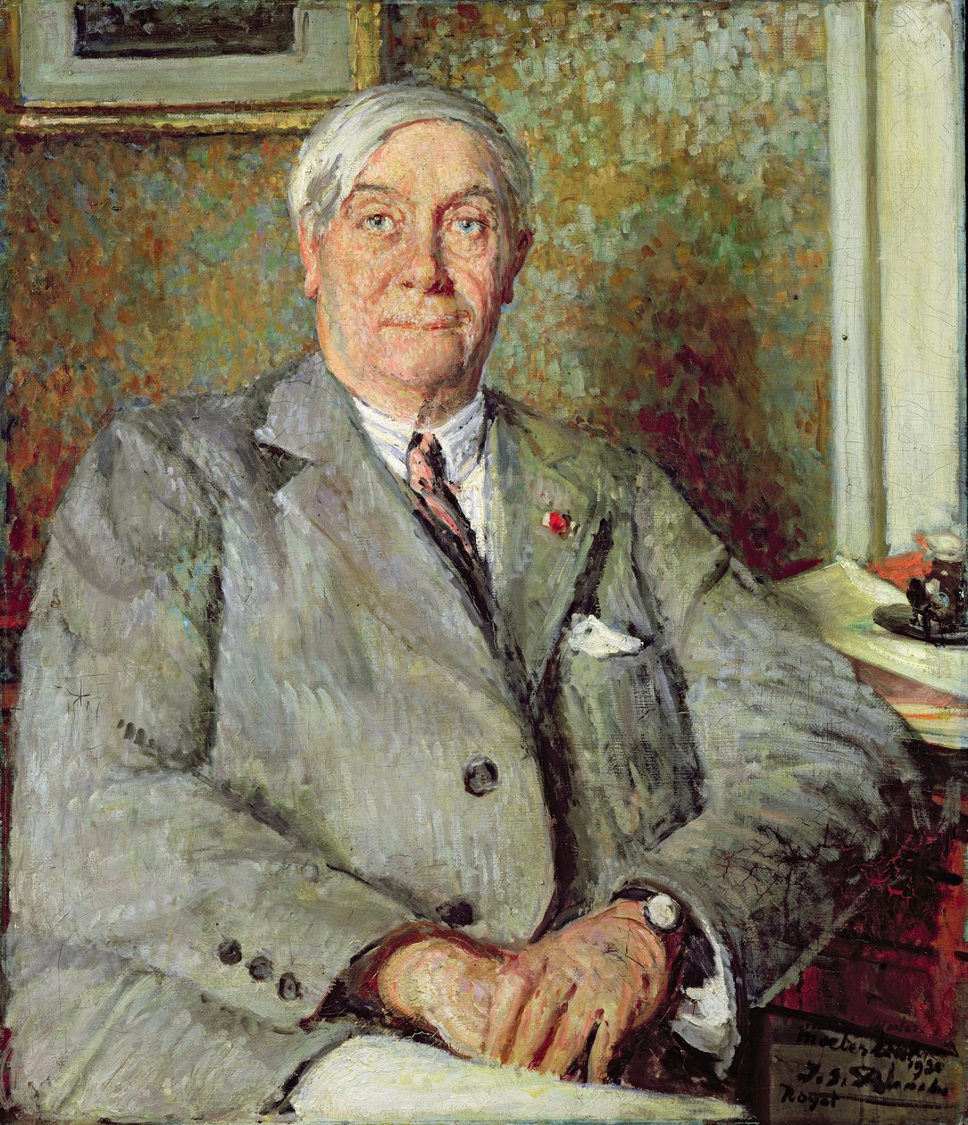 Maurice de Maeterlinck (1862-1949) 1931 tekijältä Jacques Emile Blanche