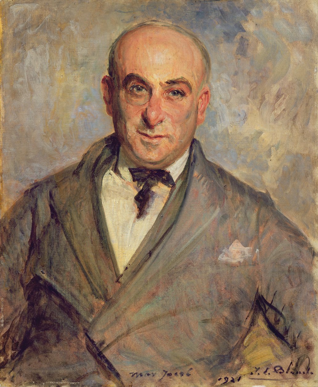 Max Jacobin (1876-1944) muotokuva 1921 tekijältä Jacques Emile Blanche
