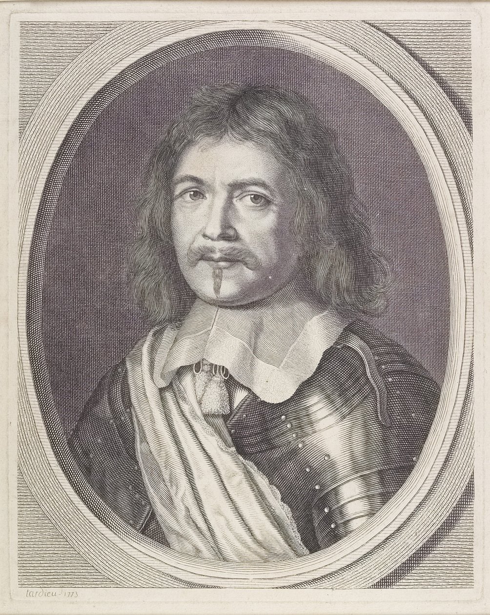 Muotokuva rintakuva tekijältä Jacques Nicolas Tardieu