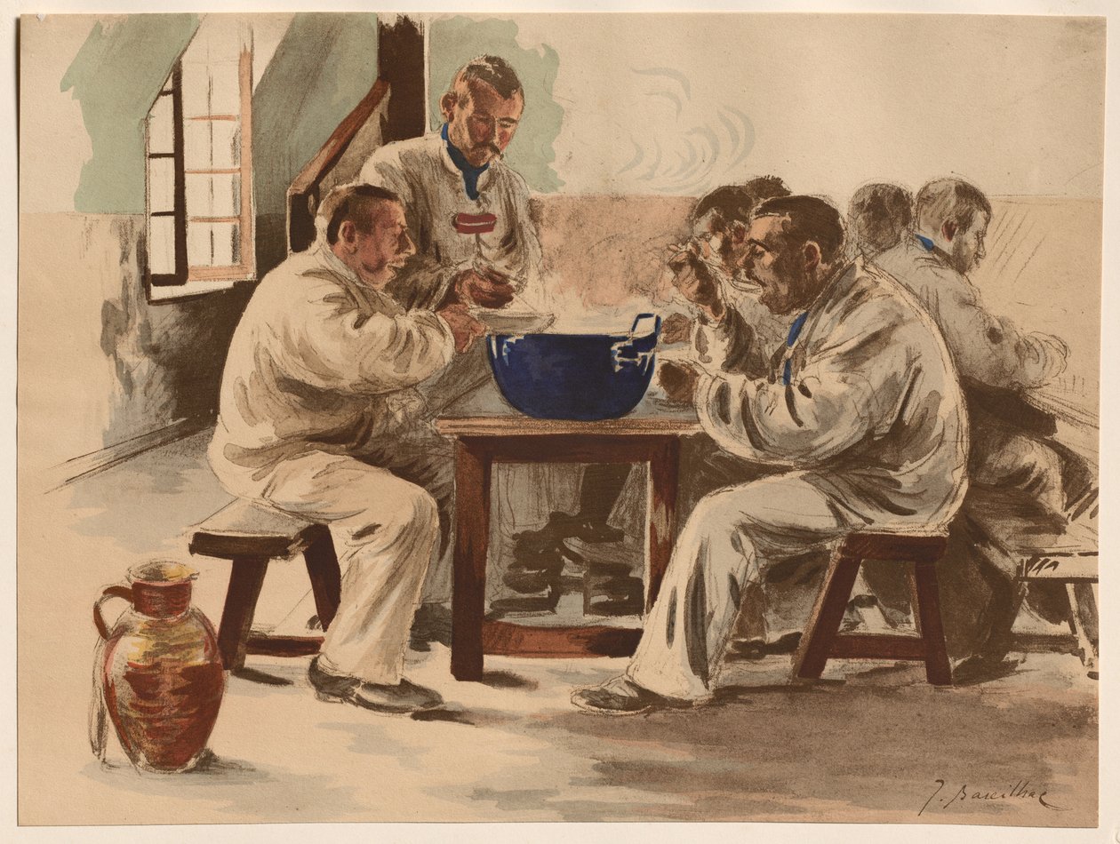 La Soupe à la Chambre, 1899. tekijältä Jacques Baseilhac