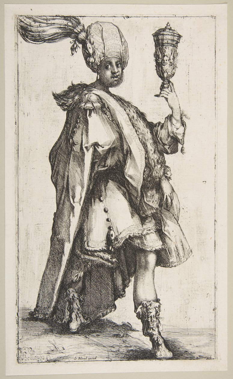 Balthasar, Three Magi -sarjasta, 1595-1616. tekijältä Jacques Bellange
