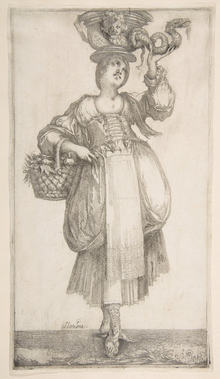 Hortulana, Hortulanae-sarjasta, 1611. tekijältä Jacques Bellange