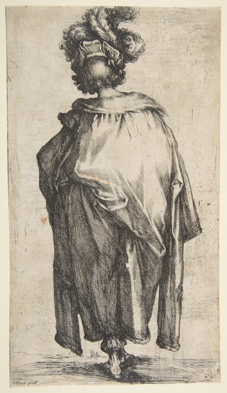 Melchior, Three Magi -sarjasta, 1595-1616. tekijältä Jacques Bellange