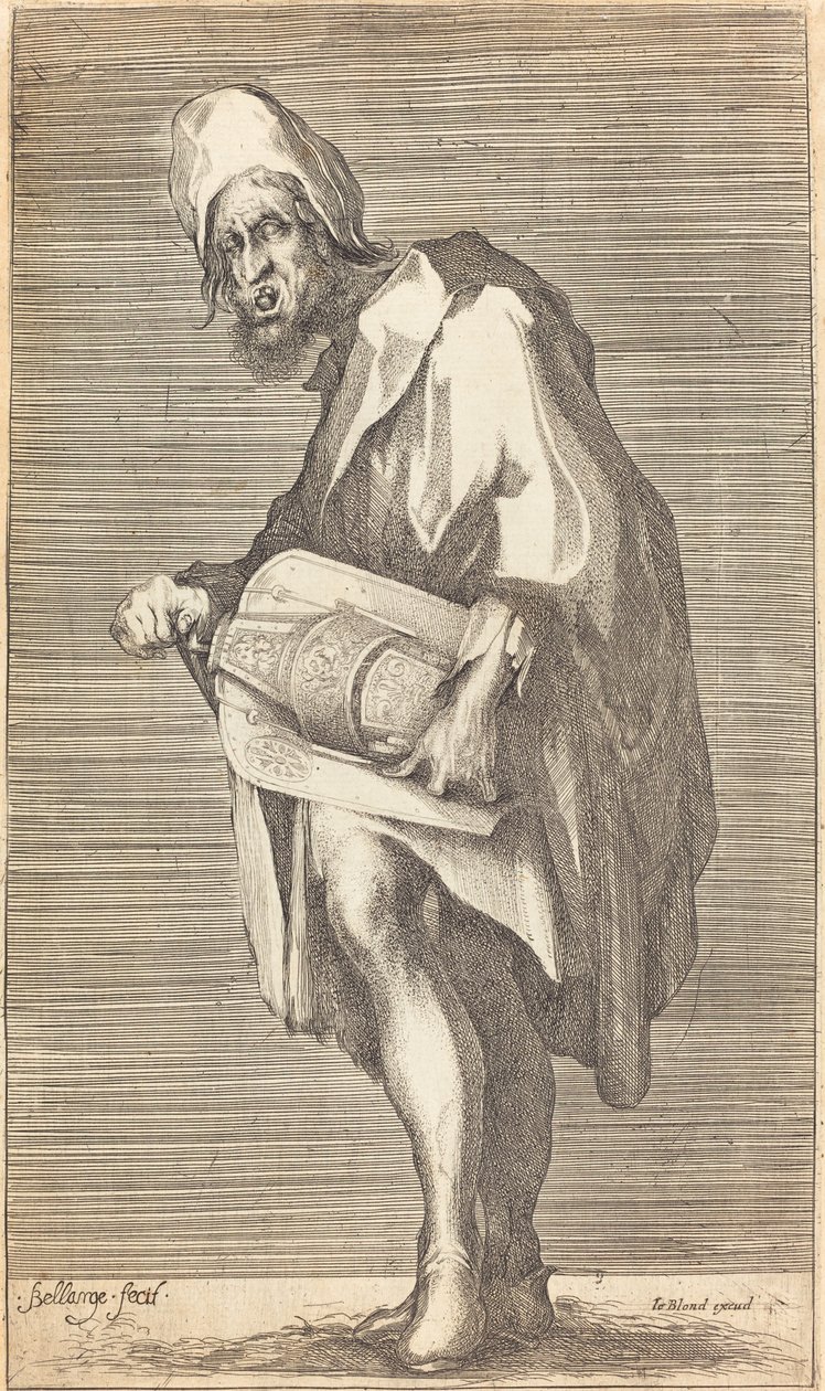 Blind Hurdy Gurdy Player tekijältä Jacques Bellange