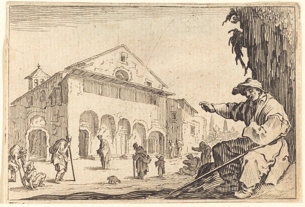 Almshouse tekijältä Jacques Callot