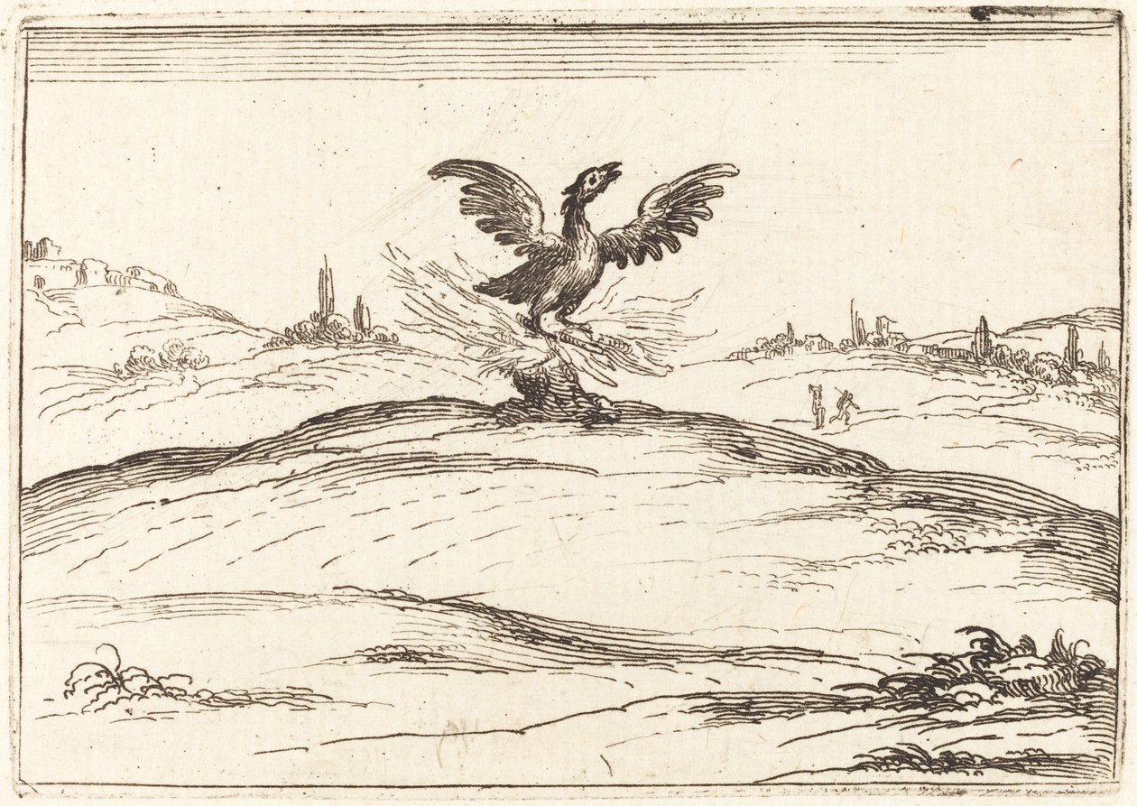 Polttava Phoenix tekijältä Jacques Callot