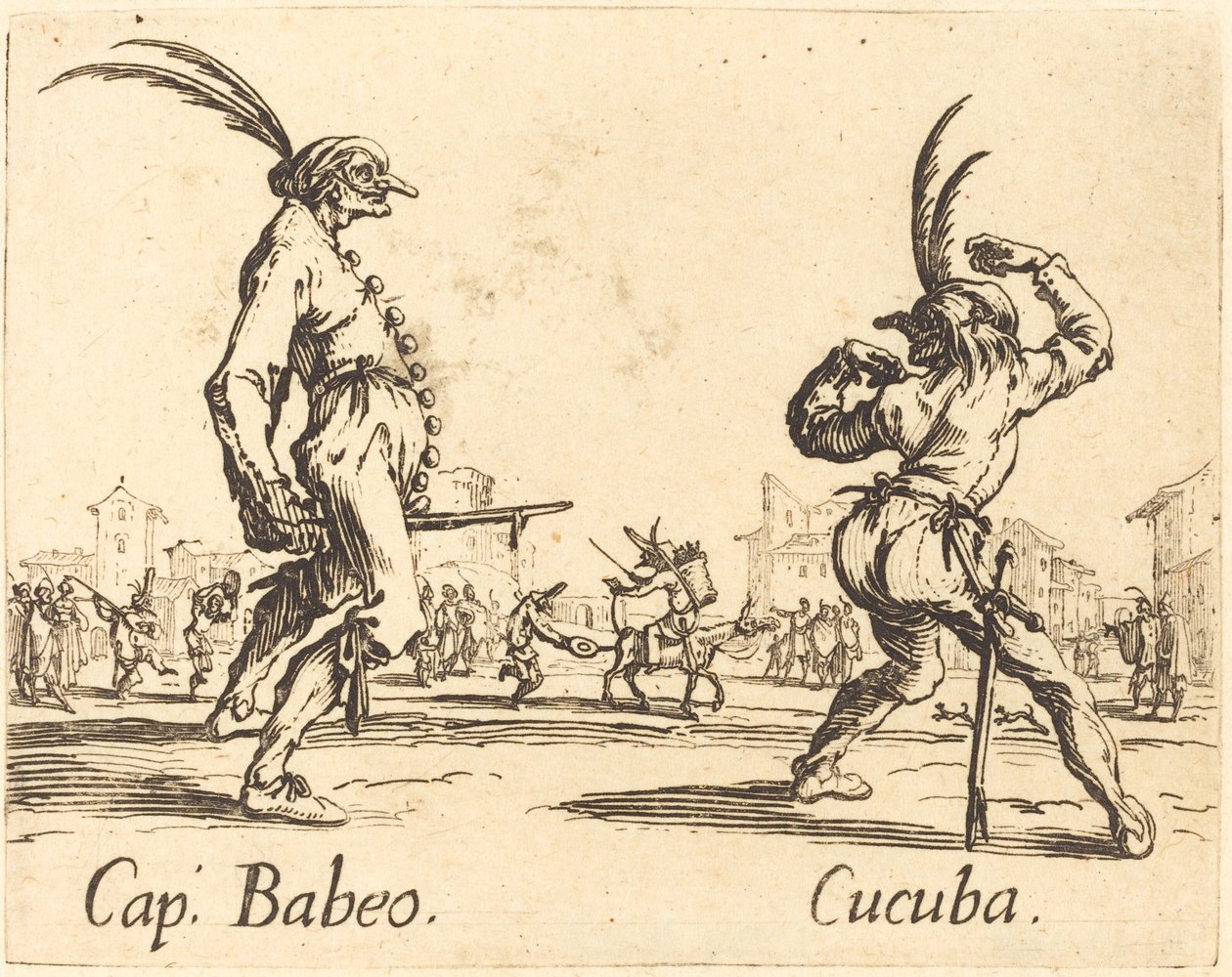 Luku Babeo ja Cucuba tekijältä Jacques Callot