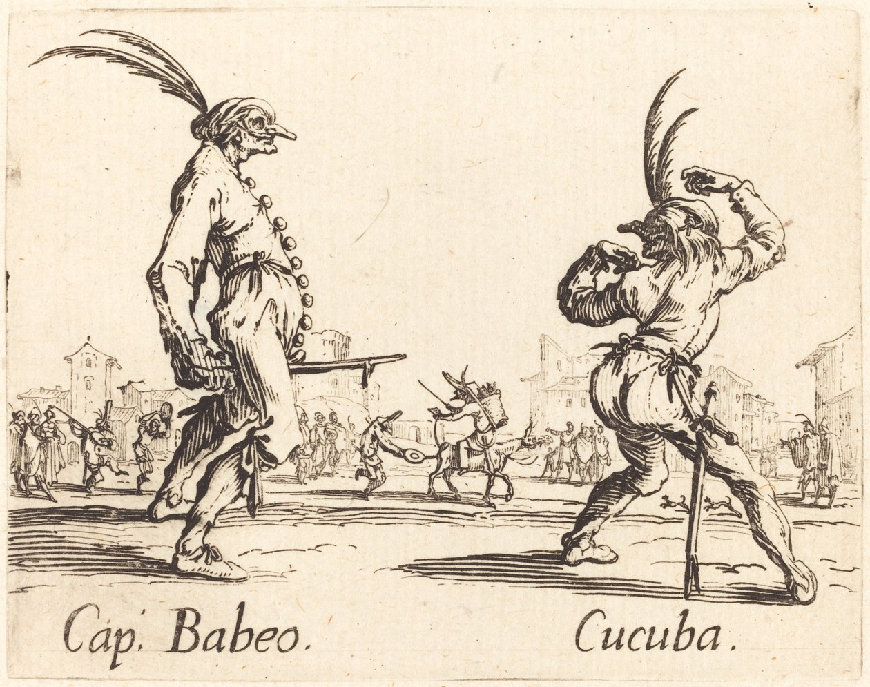 Luku Babeo ja Cucuba tekijältä Jacques Callot