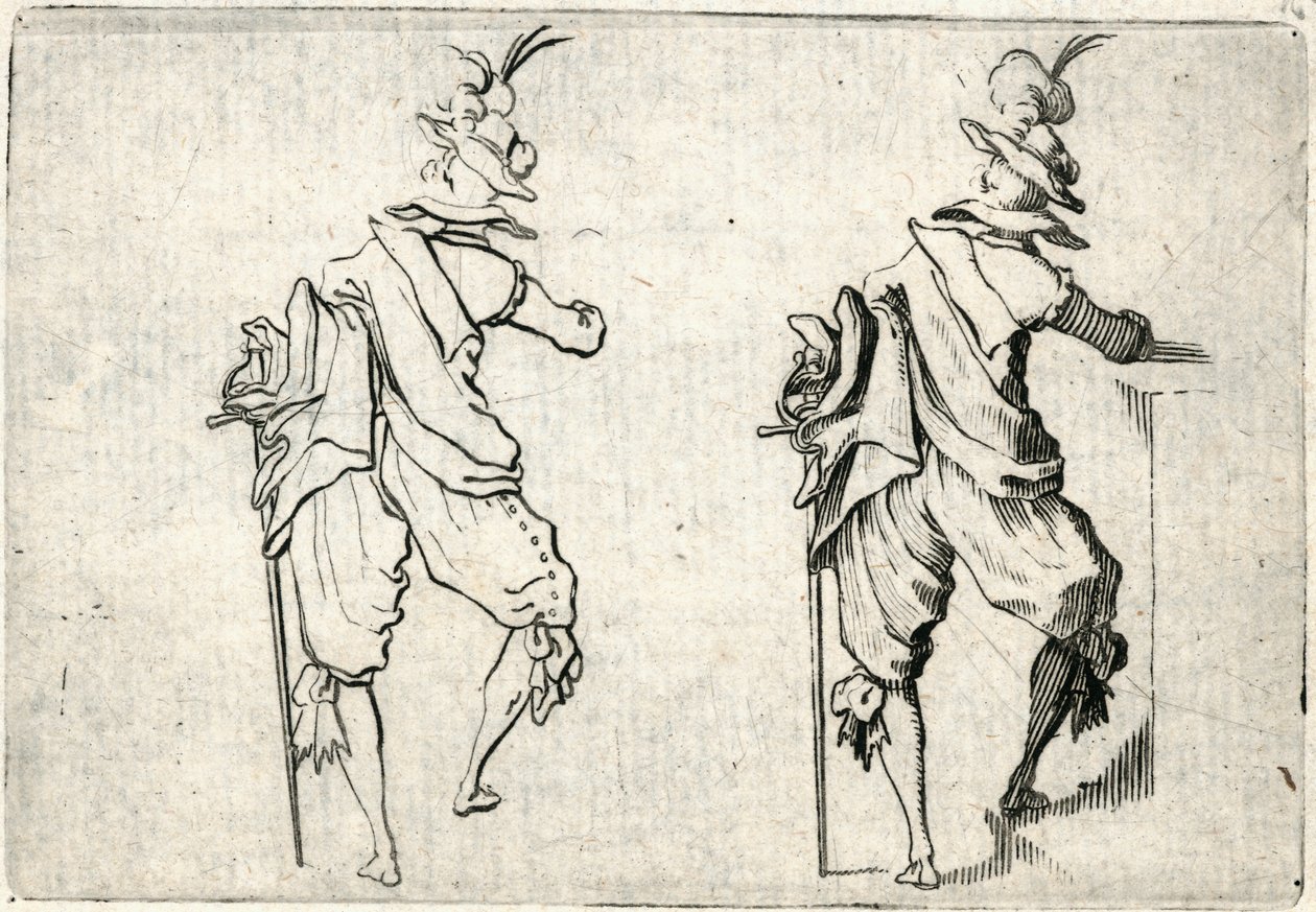 Eri lukujen kapriisit tekijältä Jacques Callot