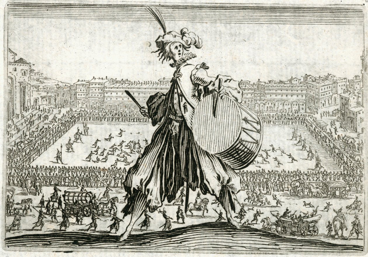 Eri lukujen kapriisit tekijältä Jacques Callot