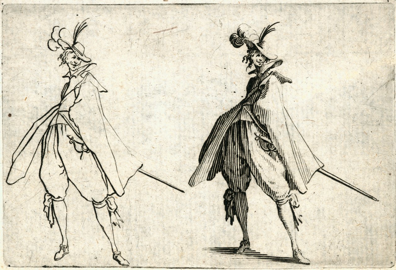 Eri lukujen kapriisit tekijältä Jacques Callot