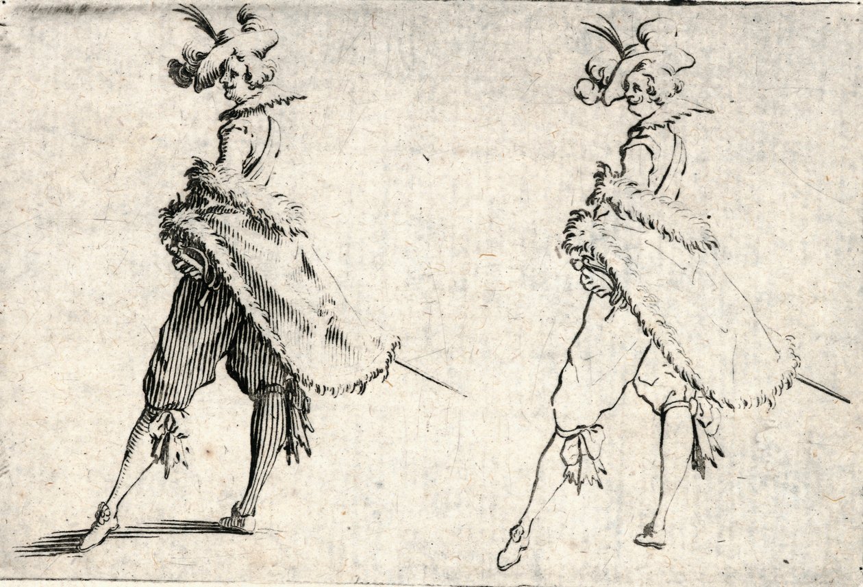 Eri lukujen kapriisit tekijältä Jacques Callot