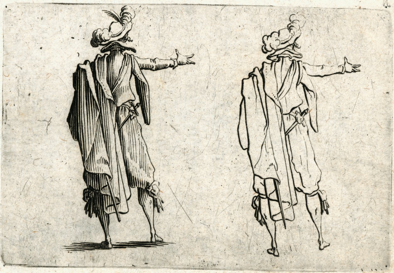 Eri lukujen kapriisit tekijältä Jacques Callot