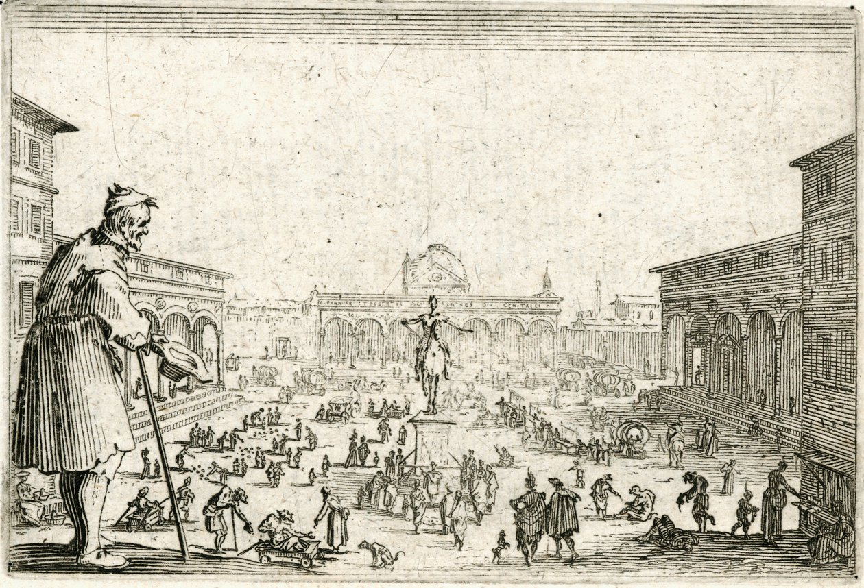 Eri lukujen kapriisit tekijältä Jacques Callot