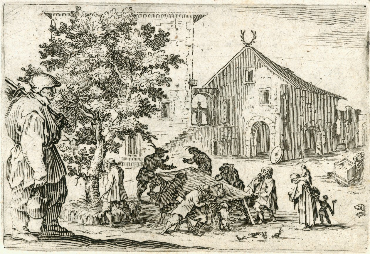 Eri lukujen kapriisit tekijältä Jacques Callot