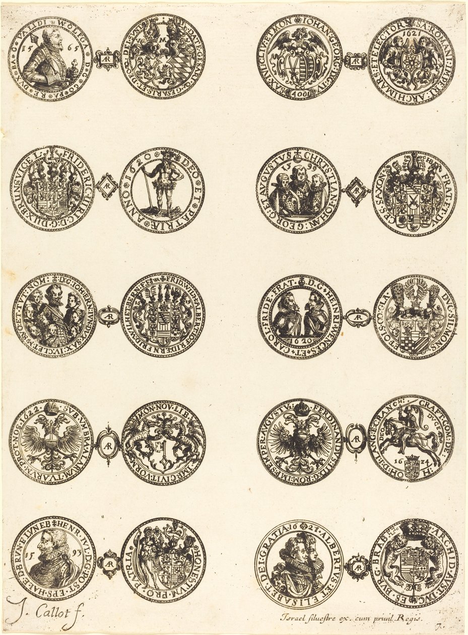 Kolikot [levy 7] tekijältä Jacques Callot