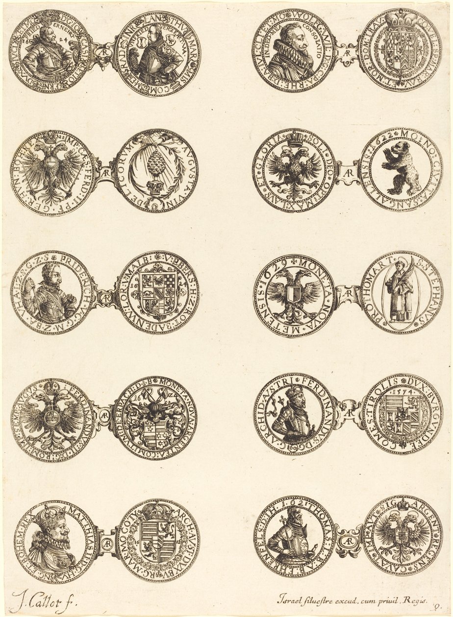 Kolikot [levy 9]. tekijältä Jacques Callot