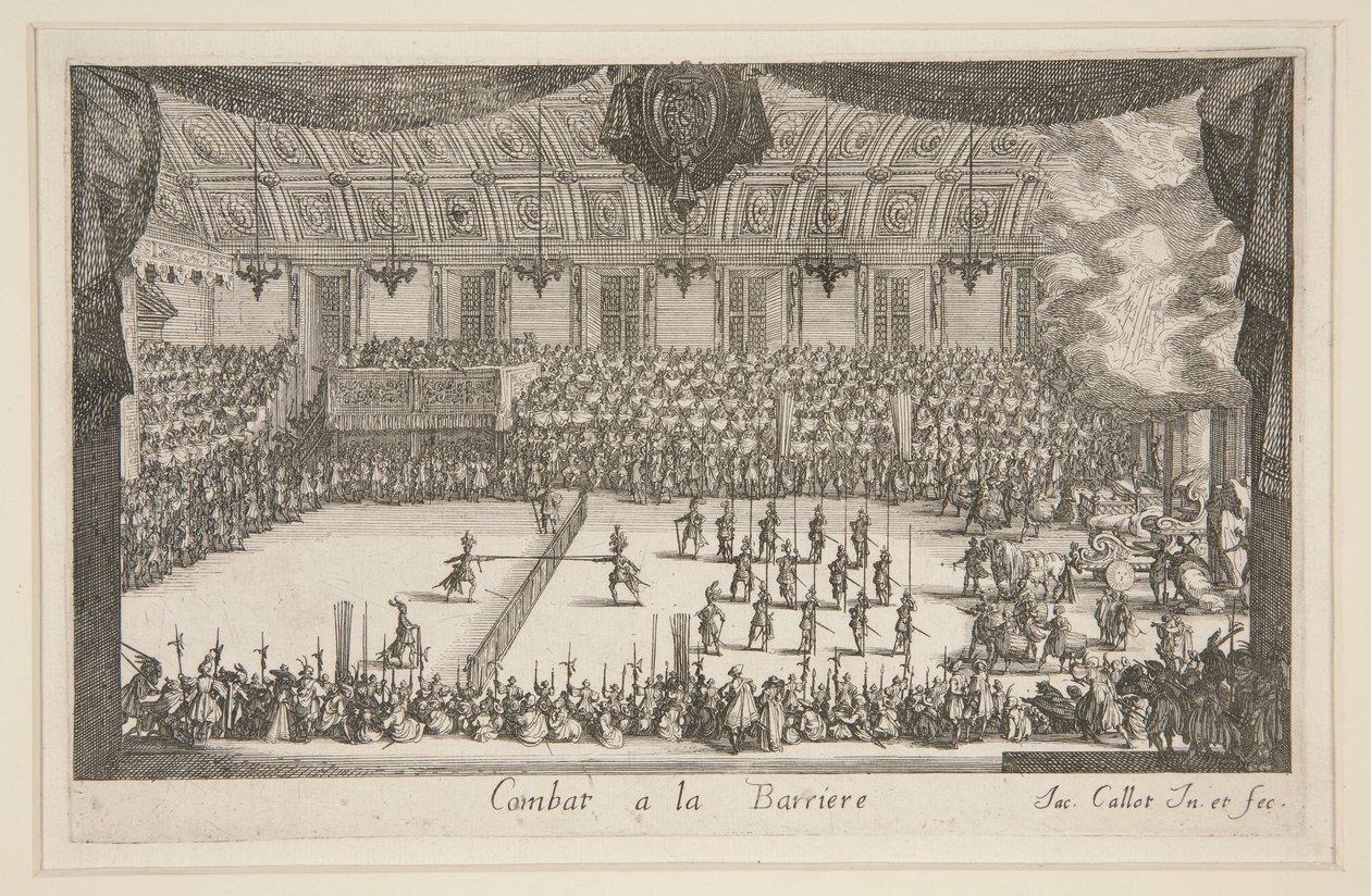Taistella? Este, taistelu tekijältä Jacques Callot