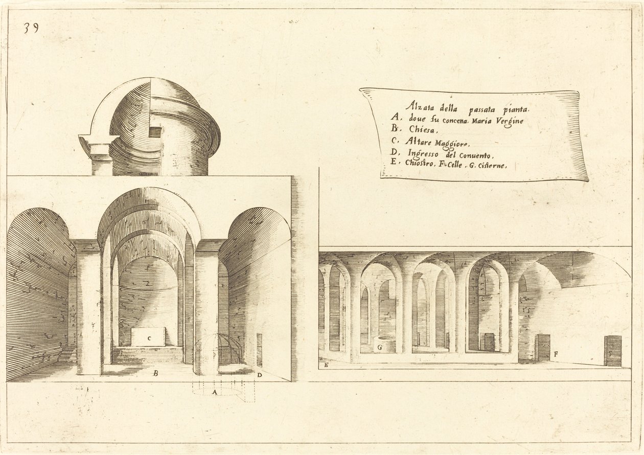 Kirkon kohottaminen tekijältä Jacques Callot