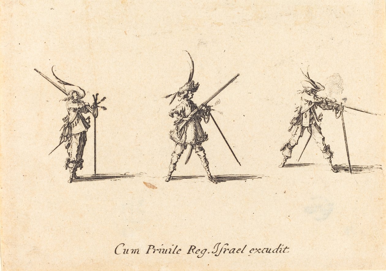 Musketin ampuminen tekijältä Jacques Callot