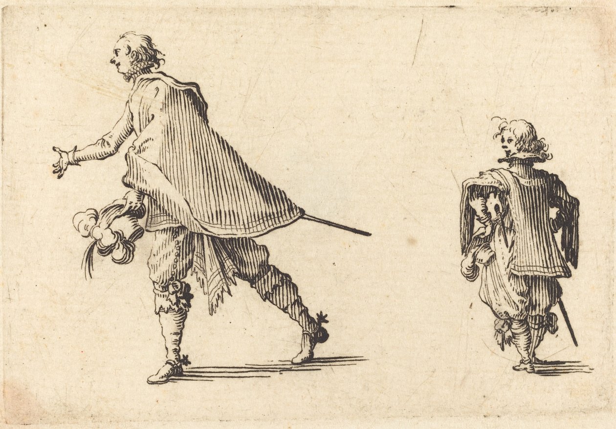 Gentleman ja hänen sivunsa tekijältä Jacques Callot