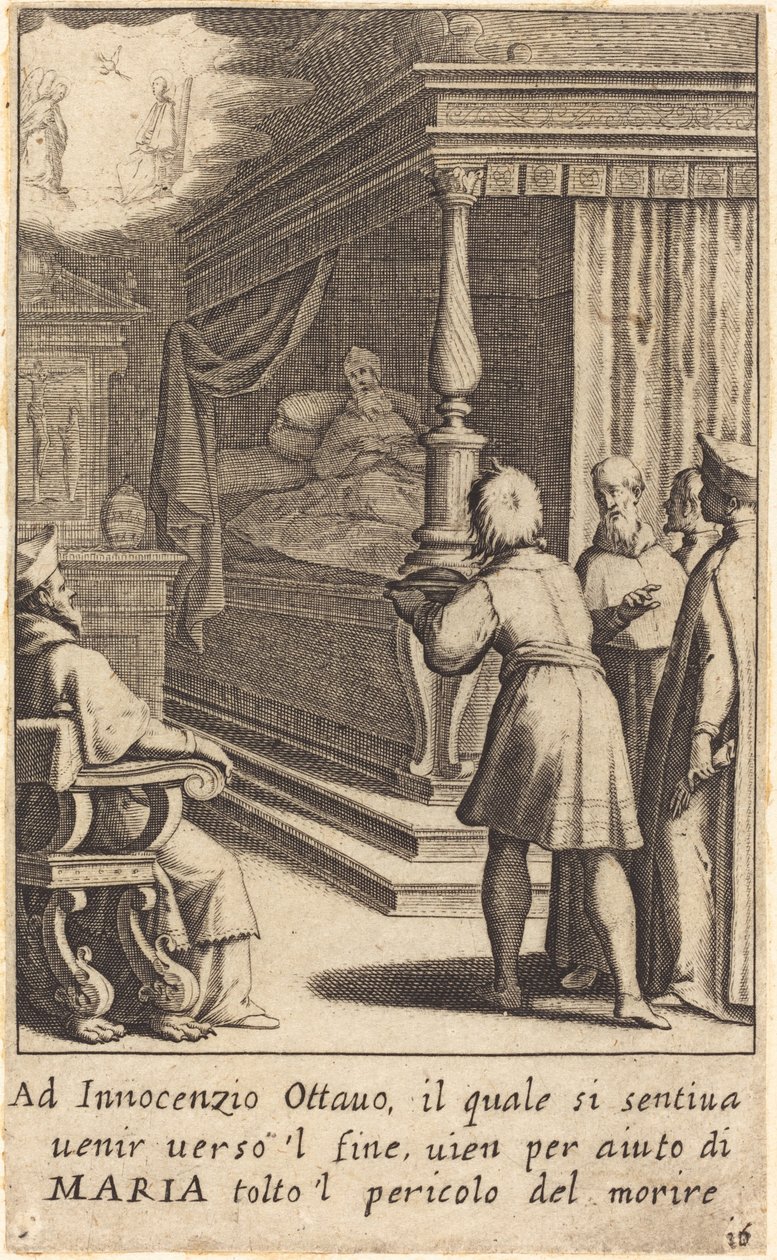 Innocent VIII, 1619. tekijältä Jacques Callot