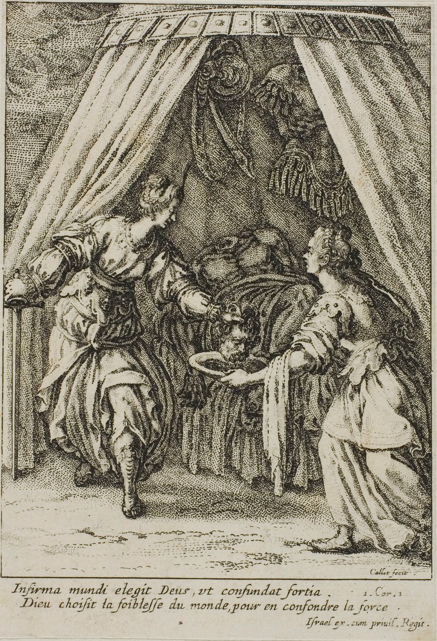 Judith ja Holofernesin pää tekijältä Jacques Callot