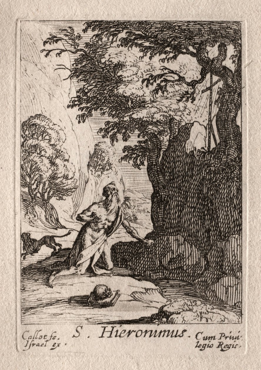 Katuvaiset: St. Jerome. tekijältä Jacques Callot