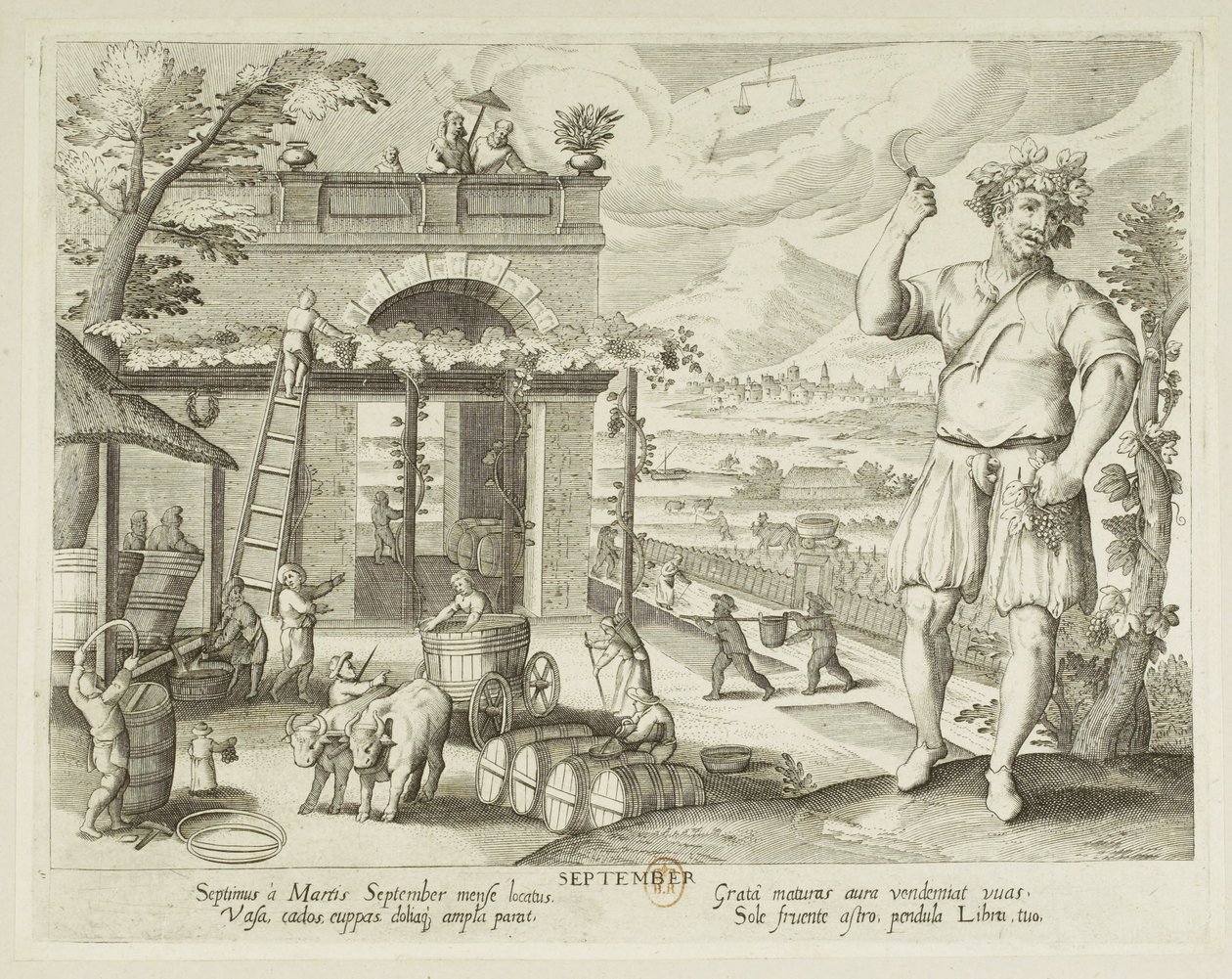 Kuukausi. 9, syyskuu tekijältä Jacques Callot