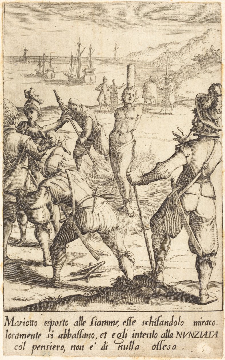 Mariotto, 1619. tekijältä Jacques Callot