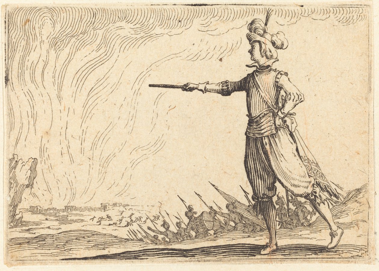 Comandant militar a Footfinnish tekijältä Jacques Callot