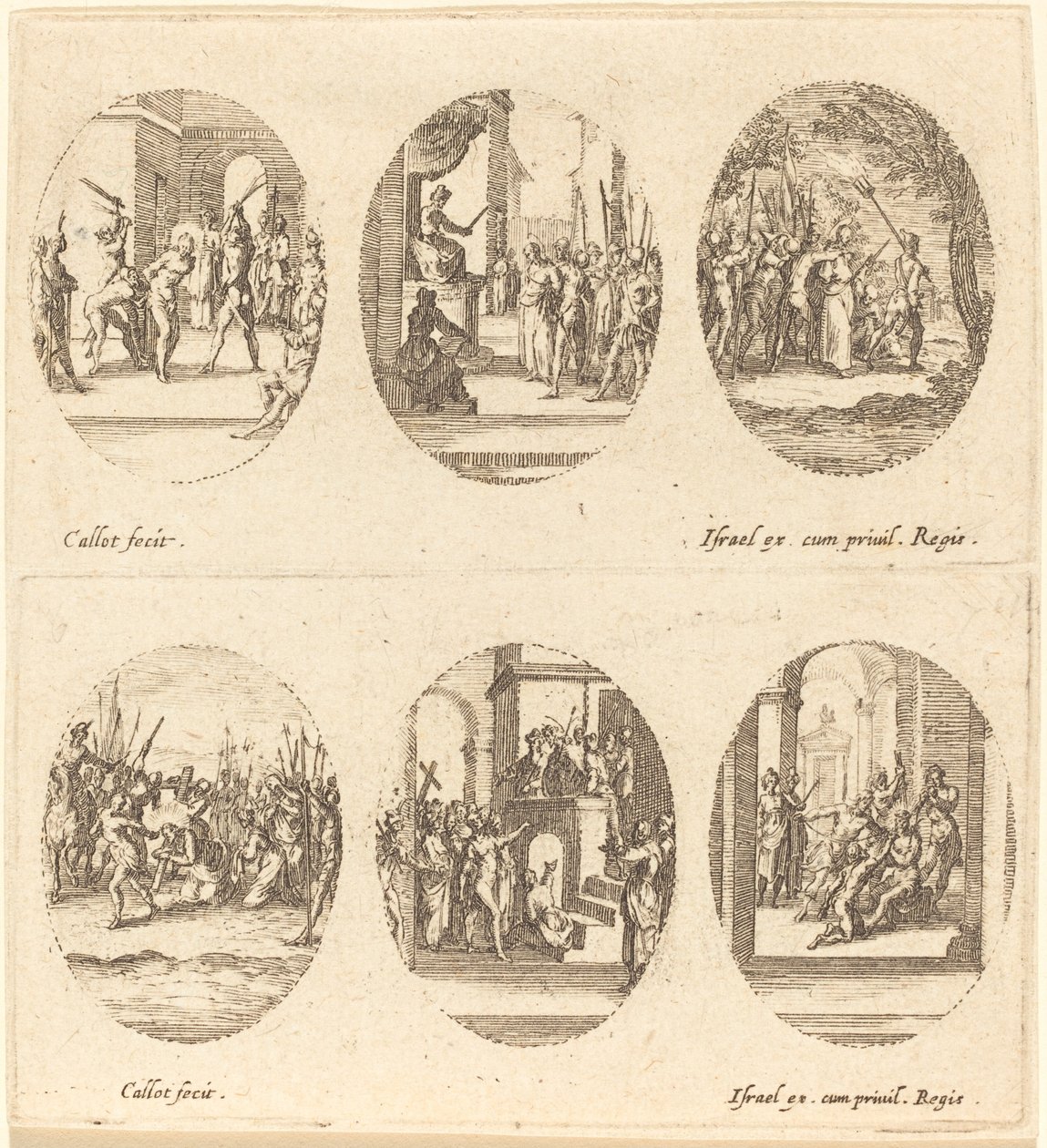 Passion mysteerit, n. 1631. tekijältä Jacques Callot