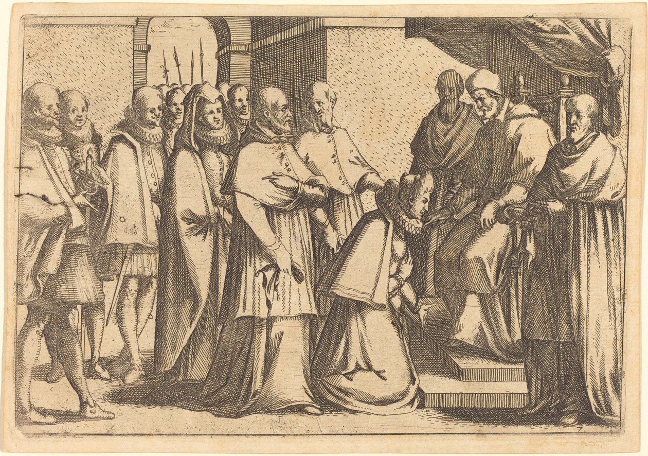 Paavin yleisö tekijältä Jacques Callot