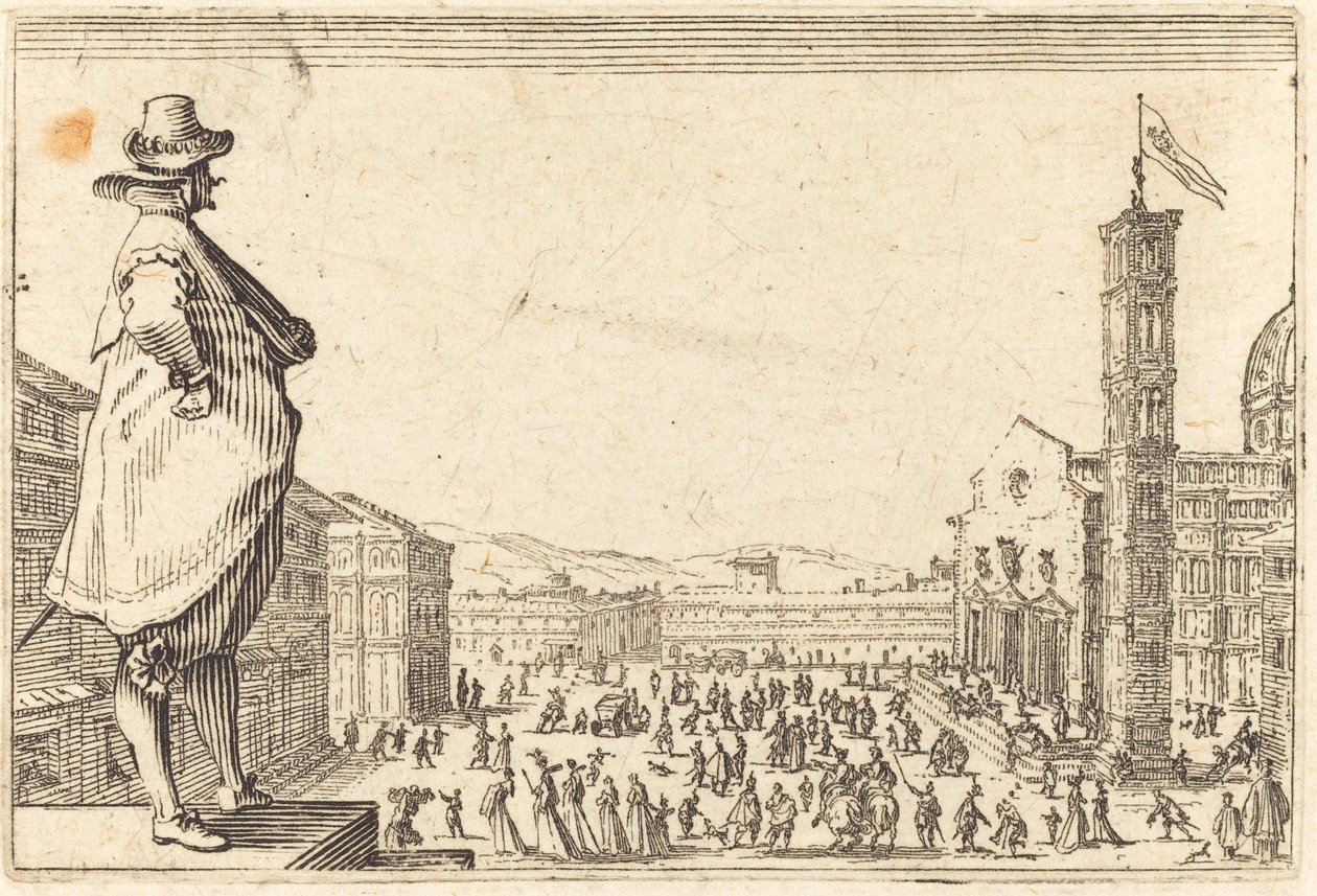 Piazza del Duomo, Firenze tekijältä Jacques Callot