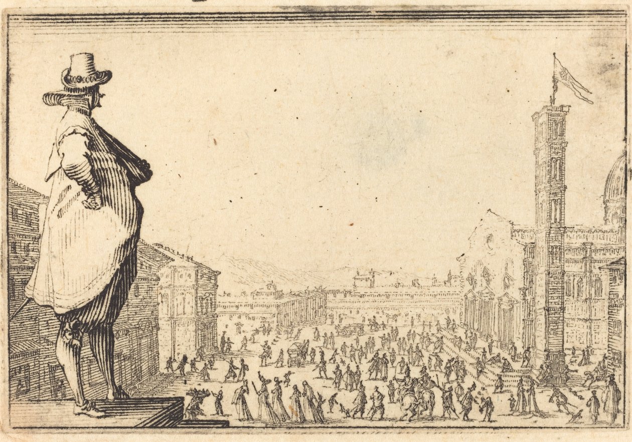 Piazza del Duomo, Firenze tekijältä Jacques Callot