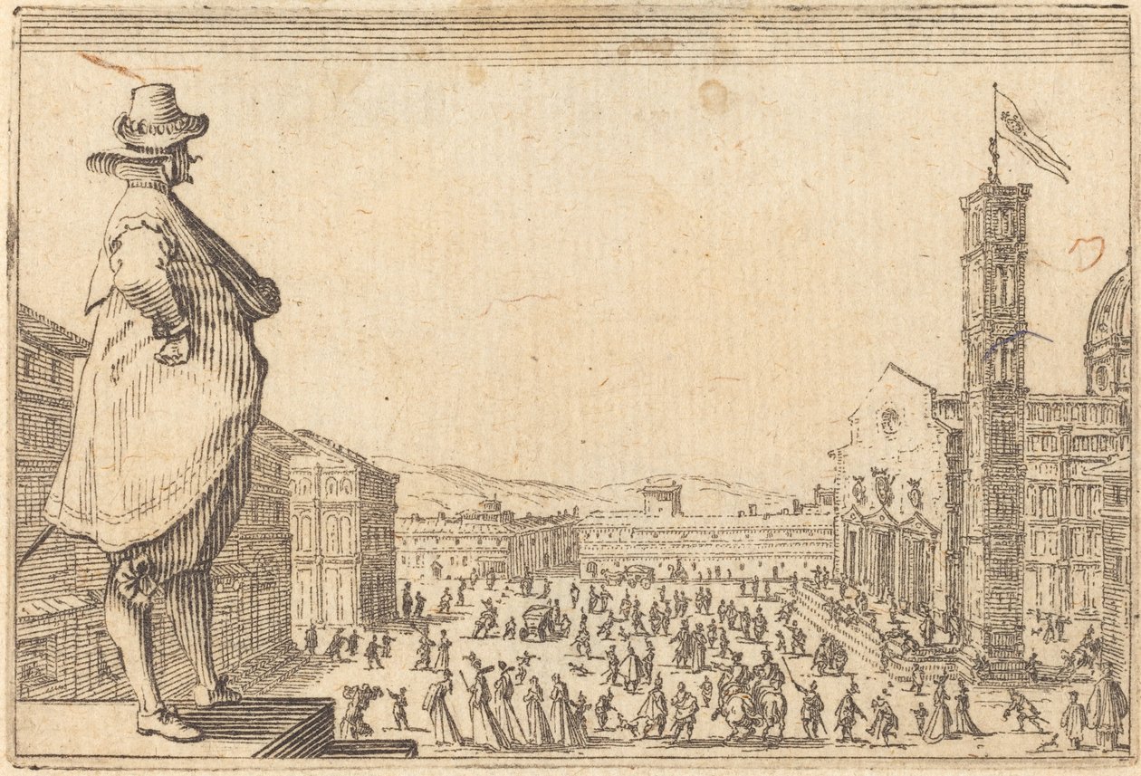 Piazza del Duomo, Firenze tekijältä Jacques Callot