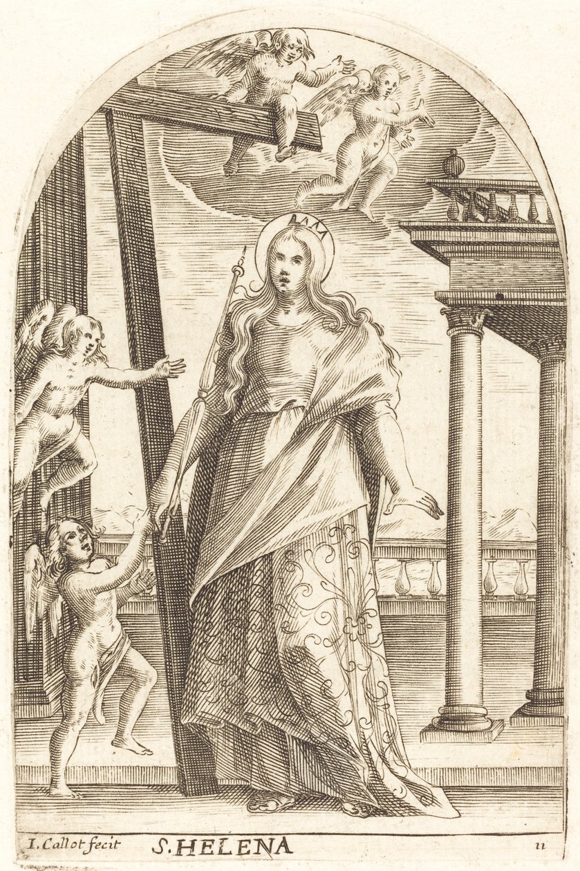 Saint Helen, 16081611. tekijältä Jacques Callot