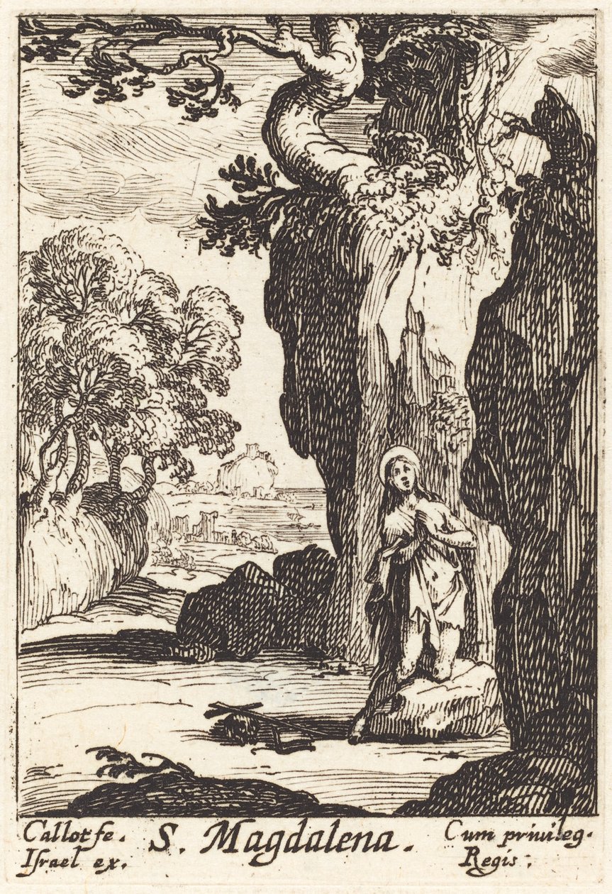 Pyhä Maria Magdaleena tekijältä Jacques Callot