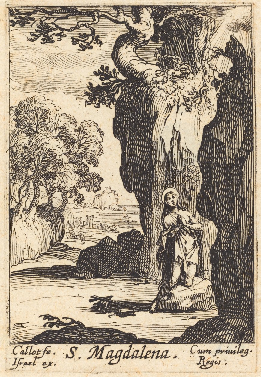 Pyhä Maria Magdaleena tekijältä Jacques Callot
