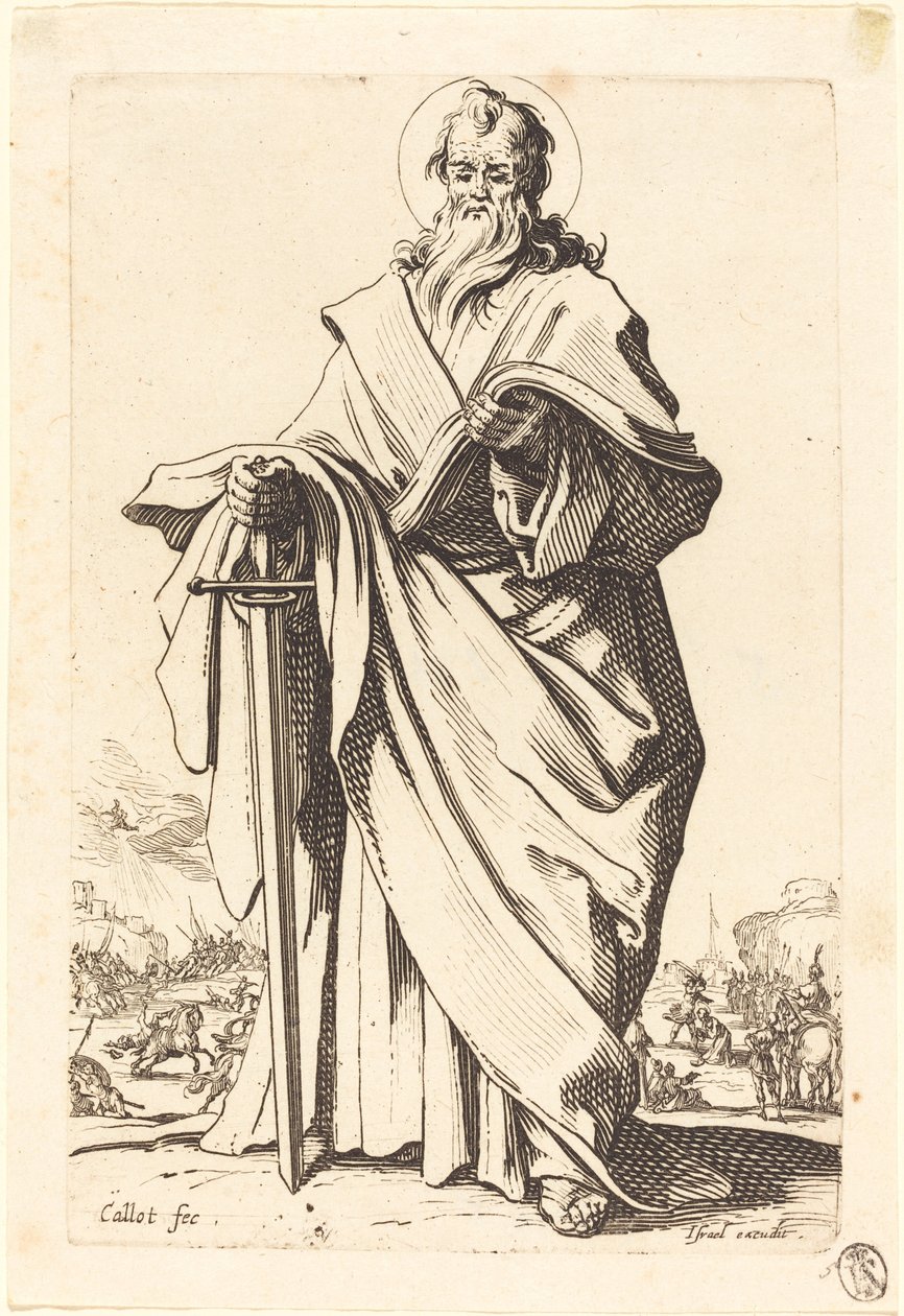 Pyhä Paavali tekijältä Jacques Callot