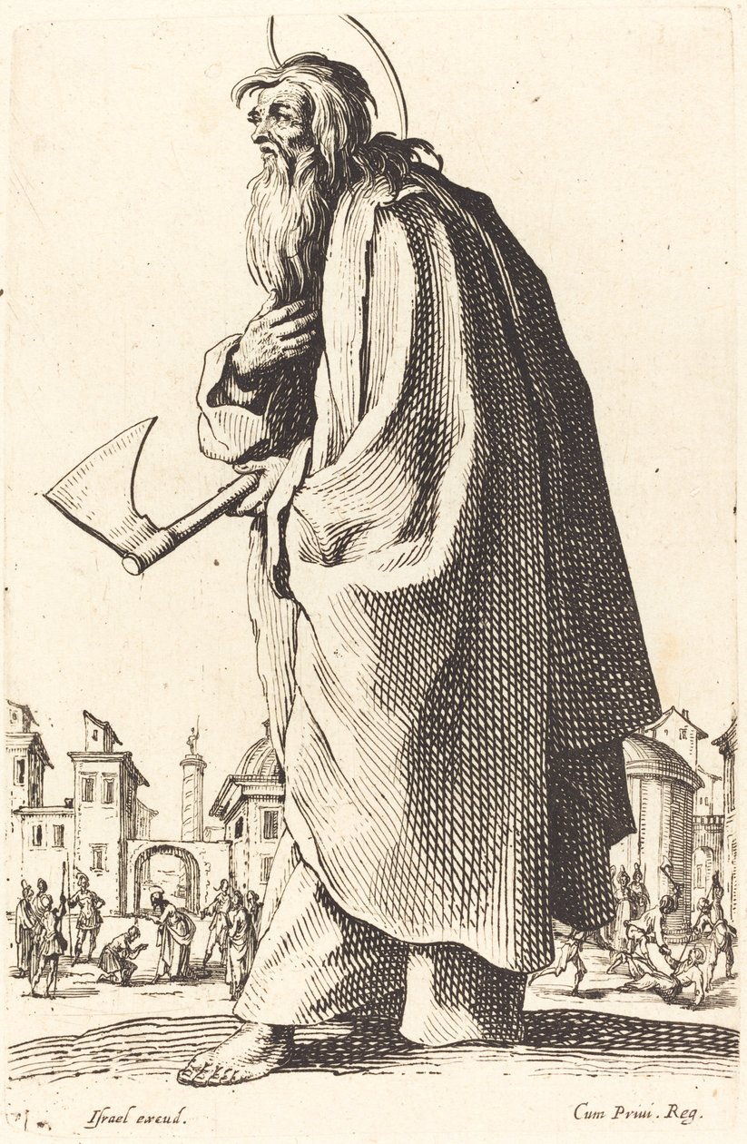 Saint Thaddeus, julkaistu 1631. tekijältä Jacques Callot