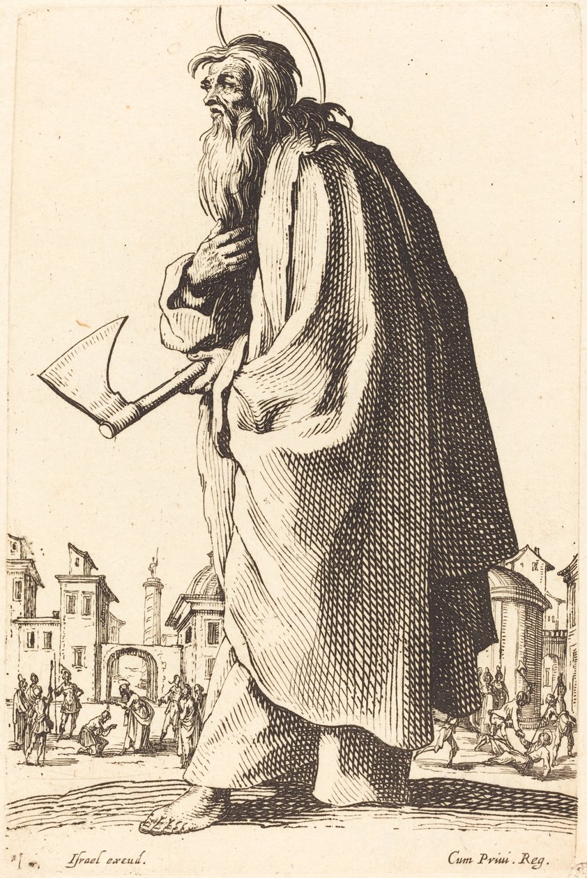 Saint Thaddeus, julkaistu 1631. tekijältä Jacques Callot