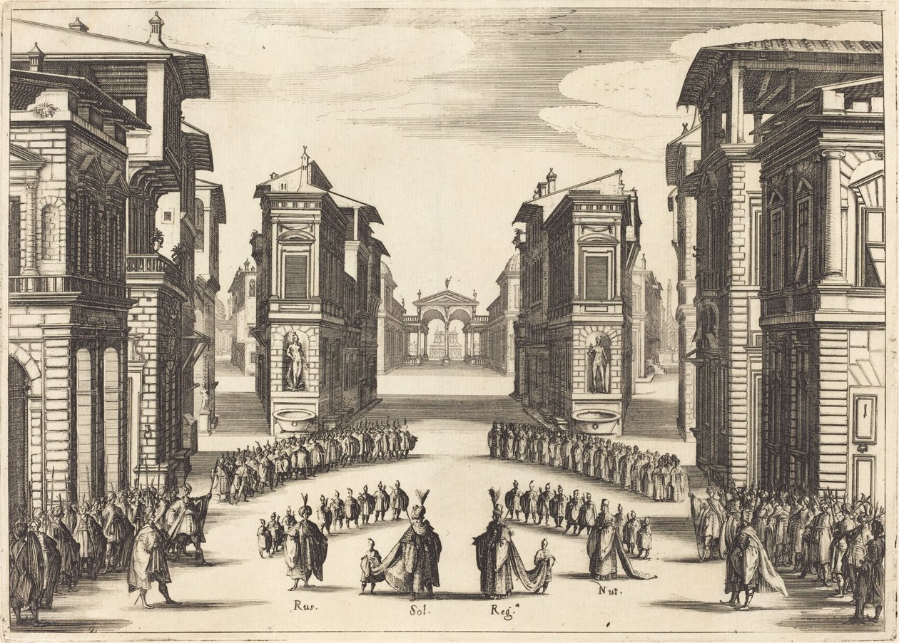 Suleiman, Act II tekijältä Jacques Callot