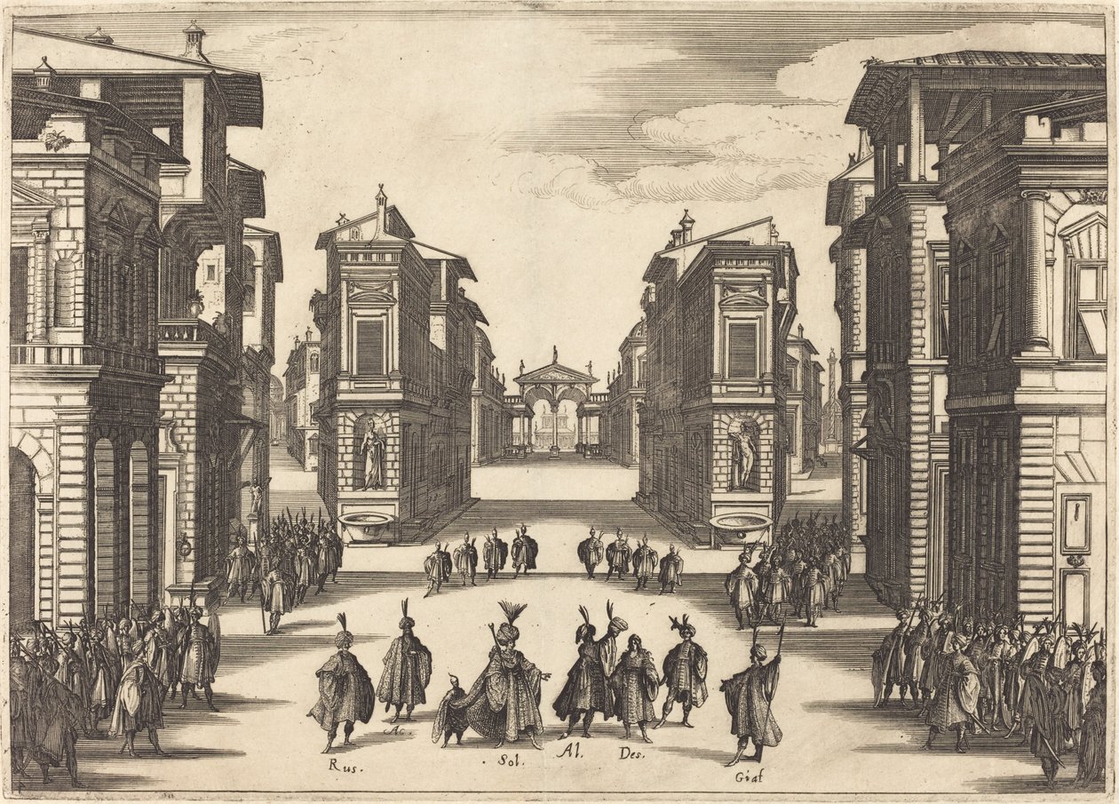 Suleiman, Act IV tekijältä Jacques Callot