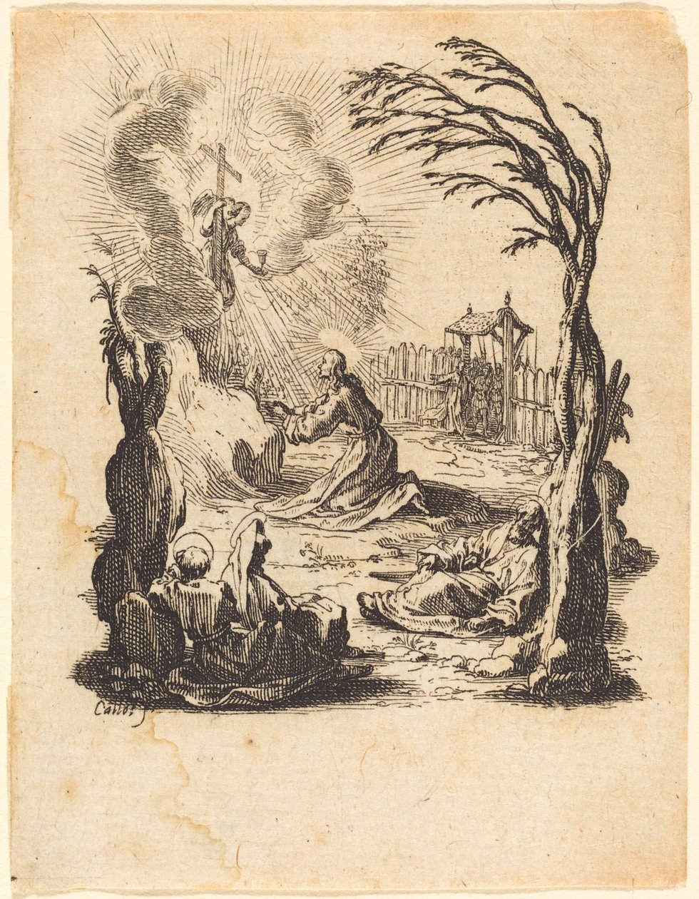 Agony in the Garden, n. 16241625. tekijältä Jacques Callot