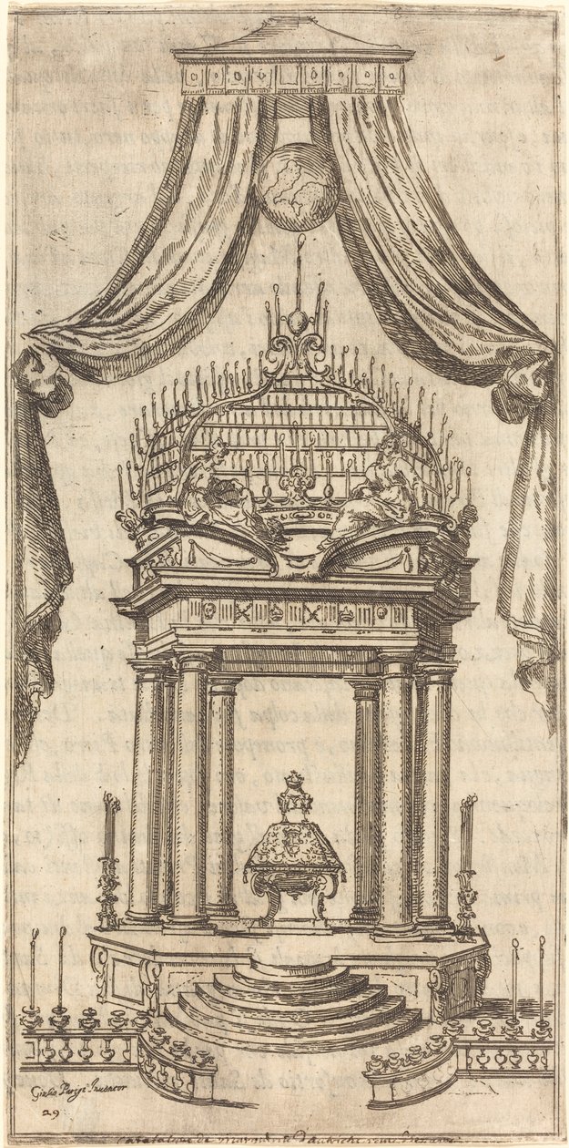 Catafalque, 1612. tekijältä Jacques Callot