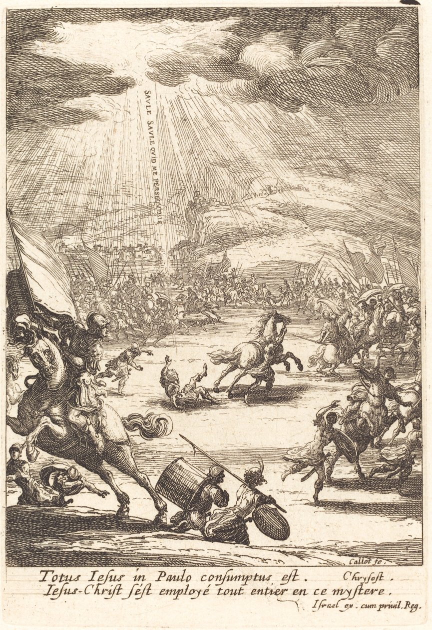 Pyhän Paavalin kääntymys tekijältä Jacques Callot